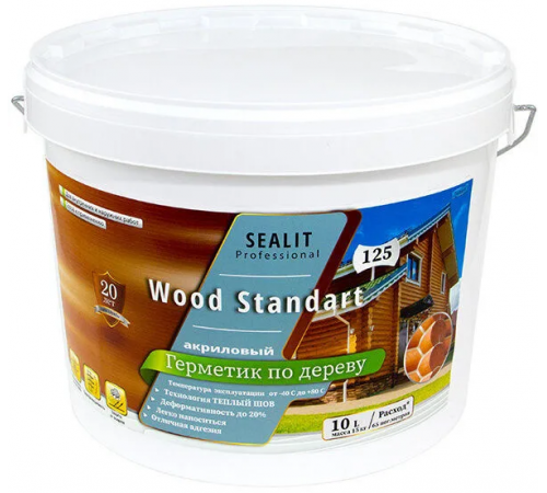 Купить ГЕРМЕТИК - Sealit Wood Standart для профессиональных работ с деревянными домами 5 л в Кирове, Кировская область