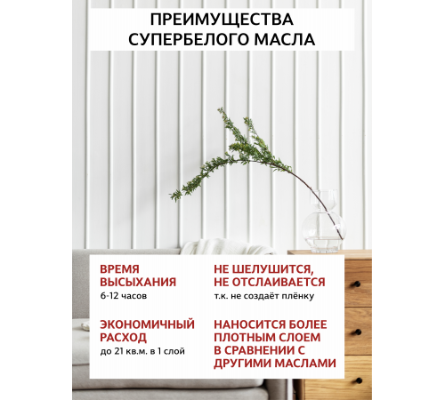Заказать Универсальное масло СУПЕРБЕЛОЕ WOOD&HOUSE Серия ПРОФИ в Кирове, Кировская область